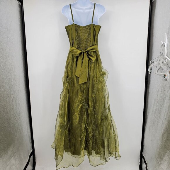 NWT Cherlone Forest Fairycore Ethereal Renaissance Nature Fantasy Prom Dress 8 1 - Picture 4 of 16